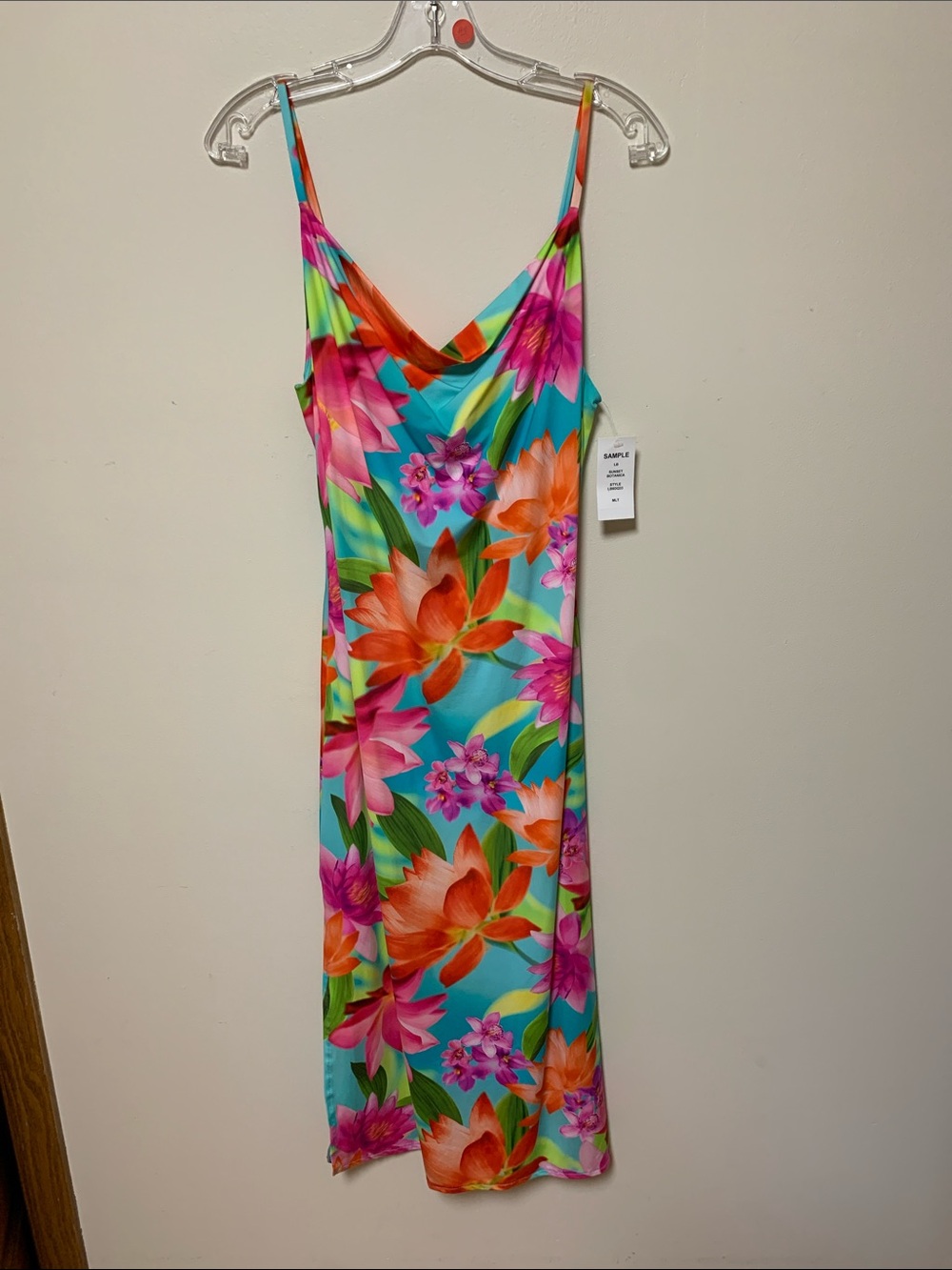 La Blanca swim coverup - sunset botanica midi dress